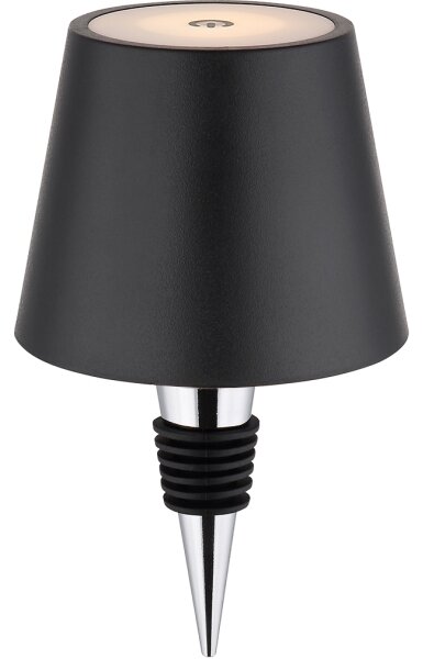 Globo 58488B -LED Stm dotyk nab ven stol lampa 3v1 VANNIE I LED/3W/5V IP54 černá