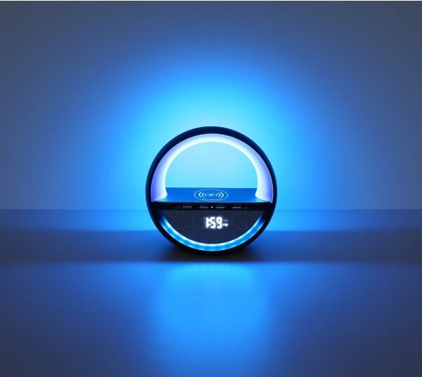 Globo 39907S - LED RGB Dot nab stol lampa s repro SOUNDRA LED/3,5W/5V 1800 mAh