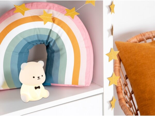 Globo 2870 - LED RGBW Stm nab dět noční sv TEDDY LED/1W/5V 1200 mAh medvěd