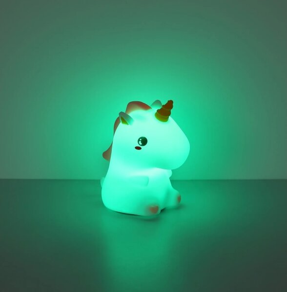 Globo 2873-LED RGBW Stm nab dět noční sv UNICORN LED/1,5W/5V 1200 mAh jednorožec