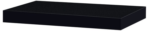Nástěnná police 40 cm černá P-023 BK lesk