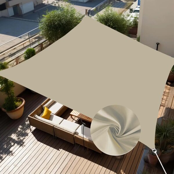 Stínící plachta celta čtverec 5x5m 10188 hnědá taupe 200g/m