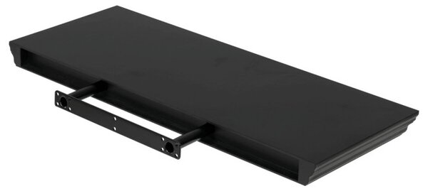 Nástěnná police 60 cm černá P-024 BK