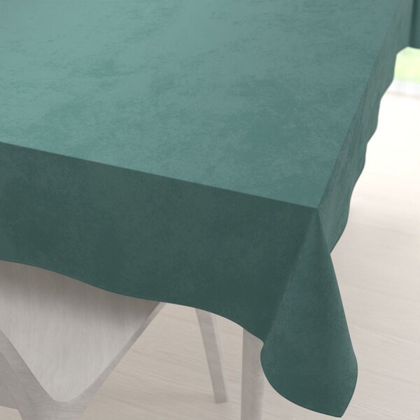 Biante Sametový obdélníkový ubrus Velvet Premium SVP-022 Ledově zelený 60x100 cm