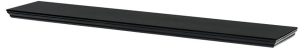 Nástěnná police 120 cm černá P-026 BK