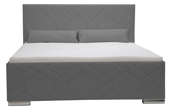 Čalouněná postel s úložným prostorem ECCO 120x200 cm Béžový