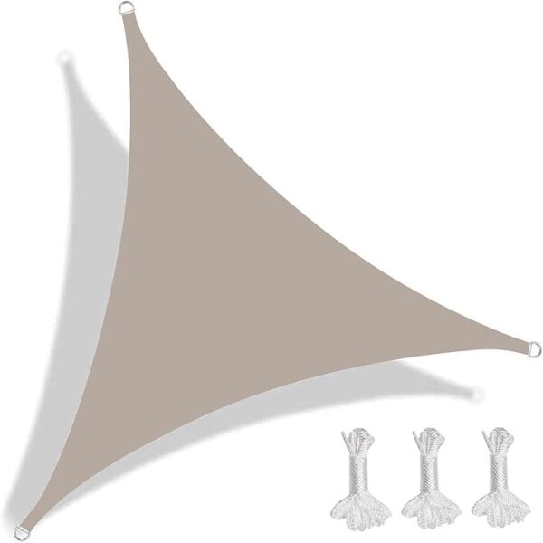 Stínící plachta celta trojúhelník 5x5x5m 200g/m hnědá taupe