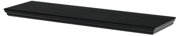 Nástěnná police 80 cm černá P-025 BK