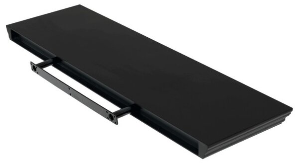 Nástěnná police 80 cm černá P-025 BK