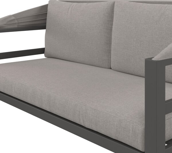 JÍDELNÍ TERASOVÁ SOUPRAVA 5dílné, kov, sklo, textil Ambia Garden - Online Only zahradní nábytek, Online Only