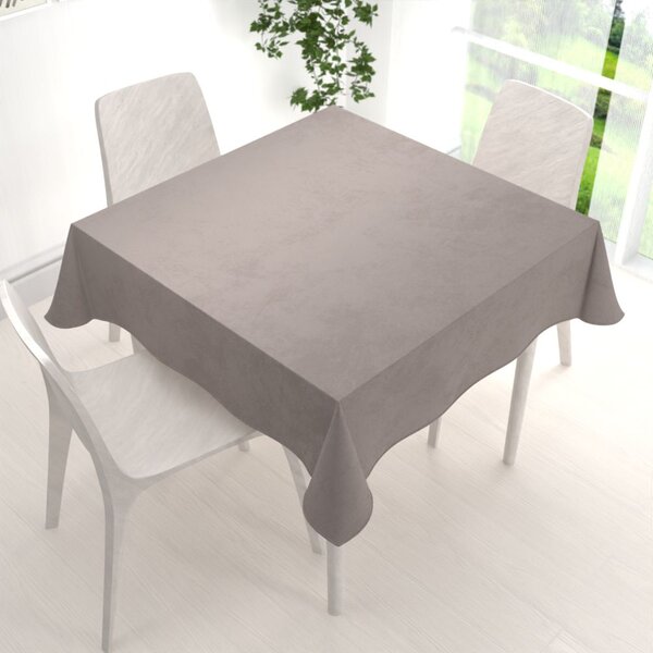 Biante Sametový čtvercový ubrus Velvet Premium SVP-015 Latte 40x40 cm