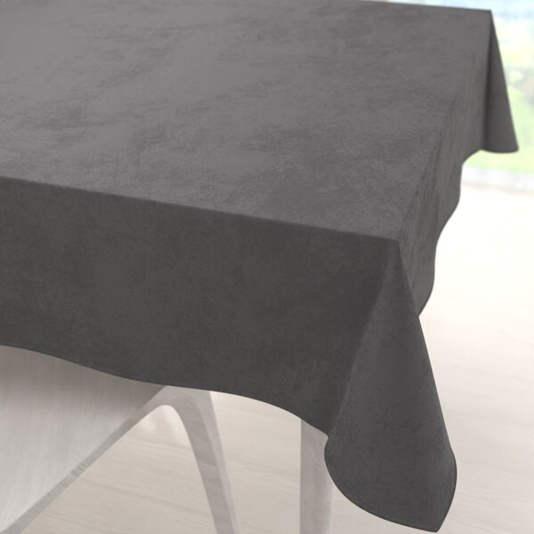 Biante Sametový čtvercový ubrus Velvet Premium SVP-017 Tmavě šedý 40x40 cm