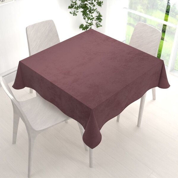 Biante Sametový čtvercový ubrus Velvet Premium SVP-019 Hnědofialový 40x40 cm