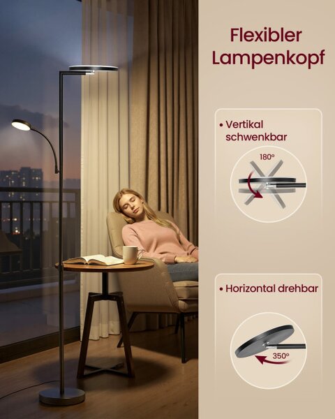 LED stojací lampa LFL028BD02