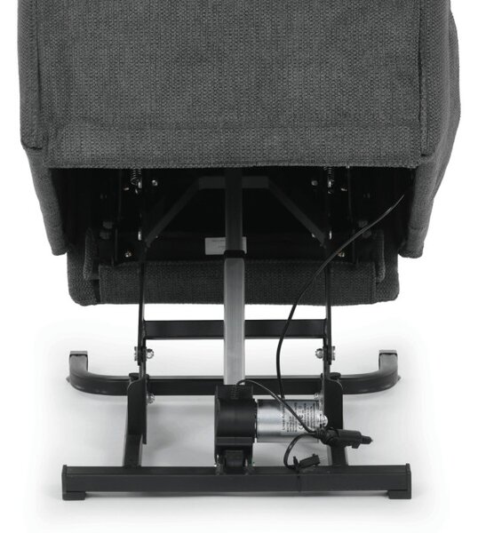 Polohovací křeslo šedé, elektrické TV-L8960 GREY2