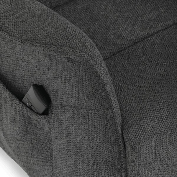Polohovací křeslo šedé, elektrické TV-L8960 GREY2