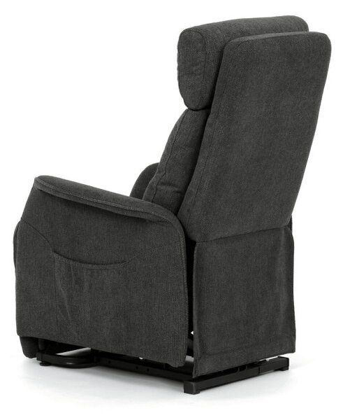 Polohovací křeslo šedé, elektrické TV-L8960 GREY2