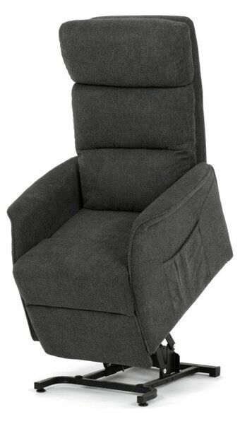 Polohovací křeslo šedé, elektrické TV-L8960 GREY2