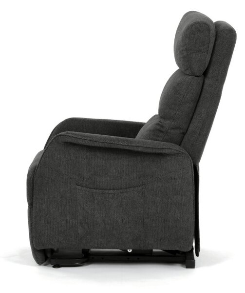 Polohovací křeslo šedé, elektrické TV-L8960 GREY2