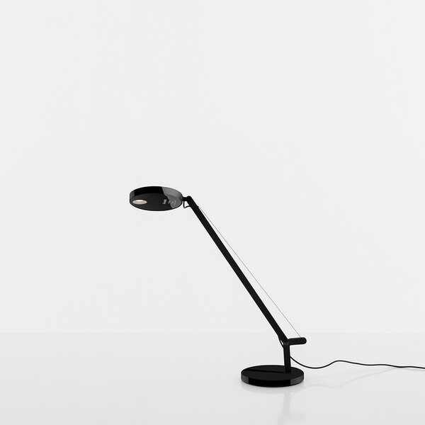 Artemide 1747050A Demetra Micro Table, černá stolní lampička s dotykovým stmívačem, 6W LED 3000K, 51,5cm