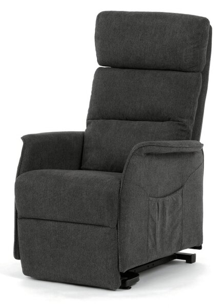 Polohovací křeslo šedé, elektrické TV-L8960 GREY2