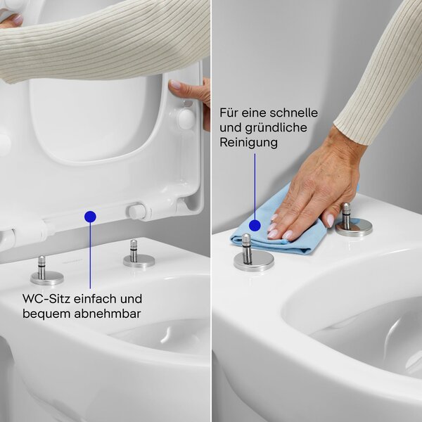 Duravit Univavo univerzální WC sedátko s pomalým sklápěním, kulaté