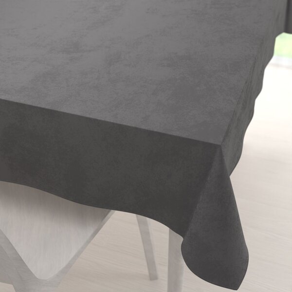 Biante Sametový obdélníkový ubrus Velvet Premium SVP-017 Tmavě šedý 50x100 cm
