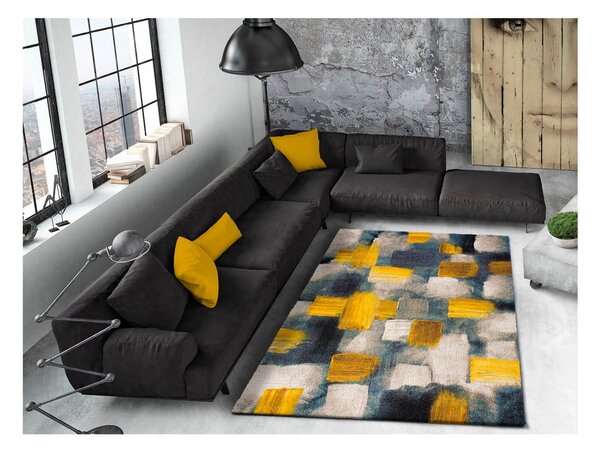Modro-žlutý koberec Universal Lienzo, 120 x 170 cm