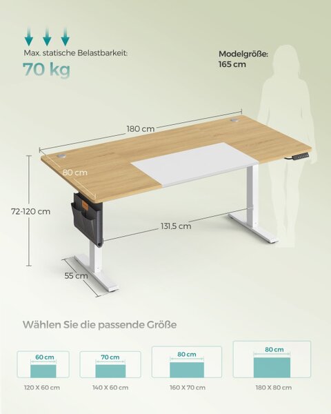 Elektrický výškově nastavitelný stůl LSD028YD02