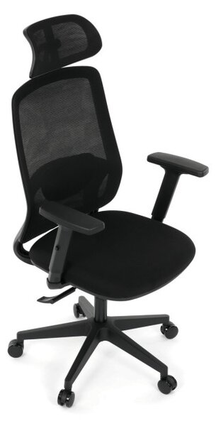 Kancelářská židle černá KA-S2176 BK