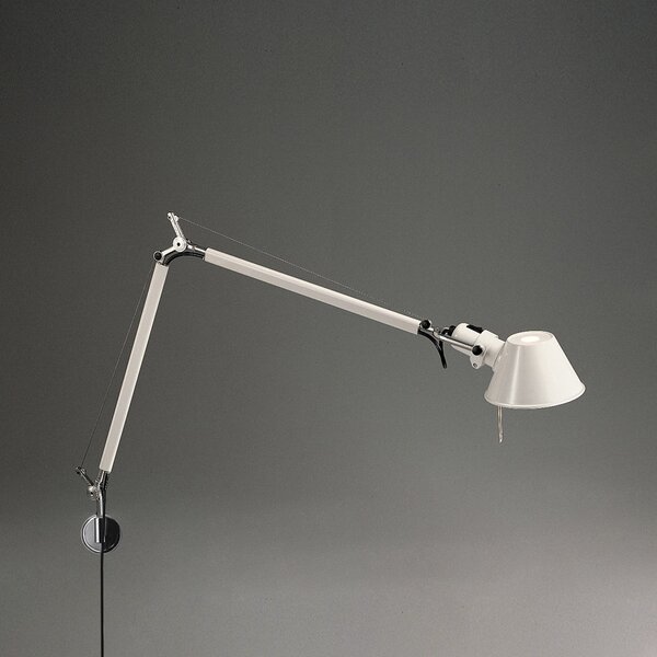Artemide Designová nástěnná lampa Tolomeo, 1xE27 Barva: Stříbrná
