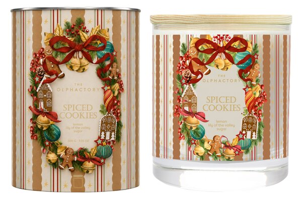 The Olphactory SPICED COOKIES Vonná svíčka, 200 g
