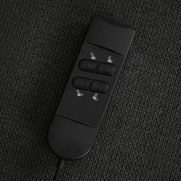 Polohovací křeslo šedé, elektrické TV-L8963 GREY2