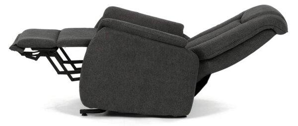 Polohovací křeslo šedé, elektrické TV-L8963 GREY2