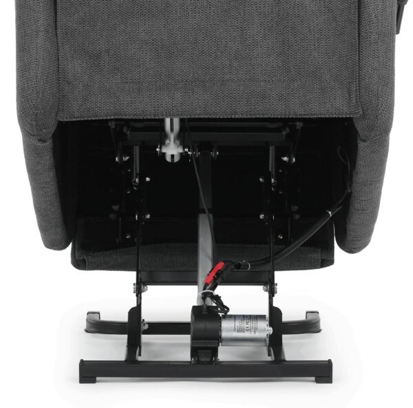 Polohovací křeslo šedé, elektrické TV-L8963 GREY2