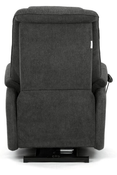 Polohovací křeslo šedé, elektrické TV-L8963 GREY2