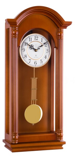 Kyvadlové nástěnné hodiny NR20123/41 JVD řízené rádiovým signálem 63cm