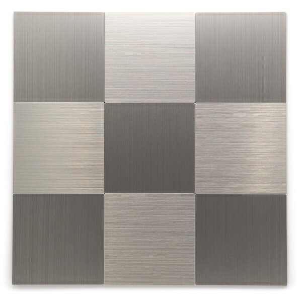 Samolepicí mozaika vinyl hliník 100x100mm