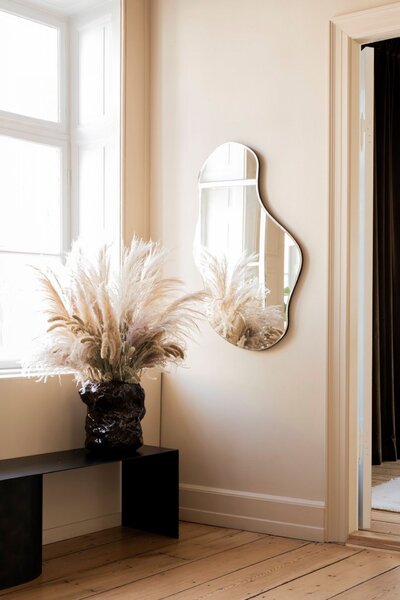 Designové nástěnné zrcadlo Pond Brass – large