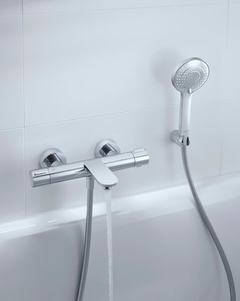 Duravit Wave vanová baterie s termostatem - povrchová montáž - 2 spotřebiče
