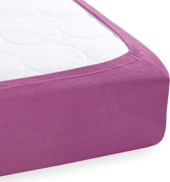 Dětské froté napínací prostěradlo do postýlky FR-009 Šeříkové 60 x 120 x 10 cm - do postýlky
