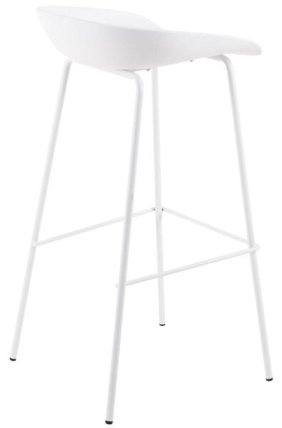 Bílá plastová barová židle Somcasa Alene 83 cm