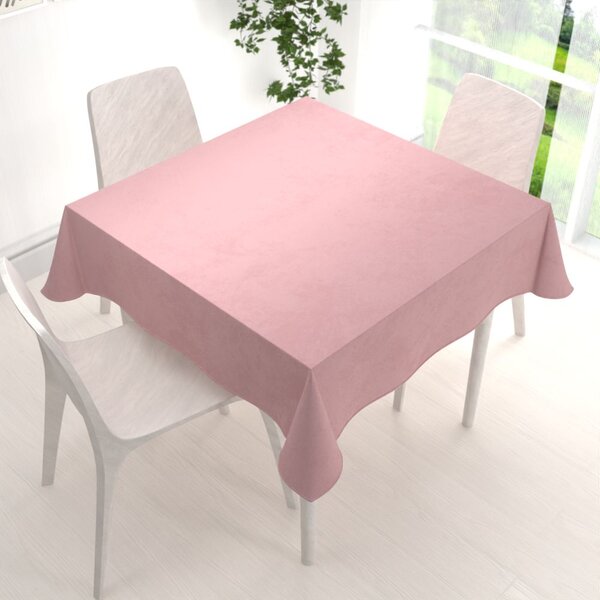 Biante Sametový čtvercový ubrus Velvet Premium SVP-033 Starorůžový 40x40 cm