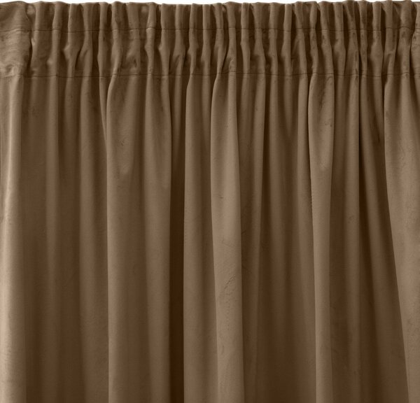 ZATEMŇOVACÍ ZÁVĚS NA PÁSCE PIERRE CARDIN SIBEL 140X270 CM HNĚDÁ