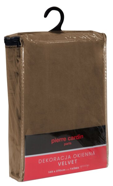 ZATEMŇOVACÍ ZÁVĚS NA PÁSCE PIERRE CARDIN SIBEL 140X270 CM HNĚDÁ