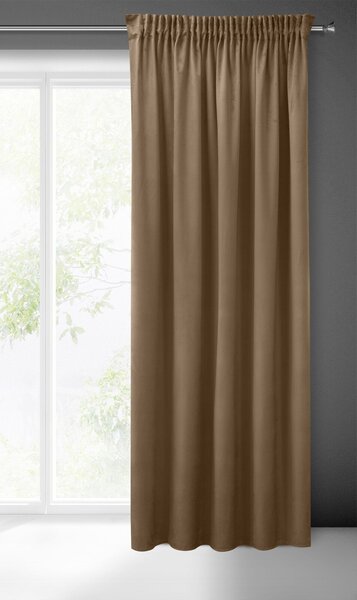 ZATEMŇOVACÍ ZÁVĚS NA PÁSCE PIERRE CARDIN SIBEL 140X270 CM HNĚDÁ