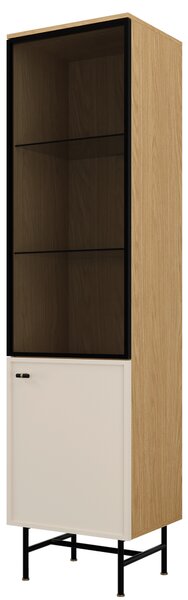 Vitrína Eliana 3 (dub jarní + makadamie). Akce -16%