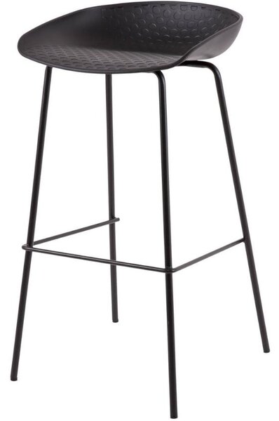 Černá plastová barová židle Somcasa Alene 83 cm