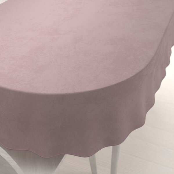 Biante Sametový oválný ubrus Velvet Premium SVP-031 Tmavě starorůžový 60x100 cm