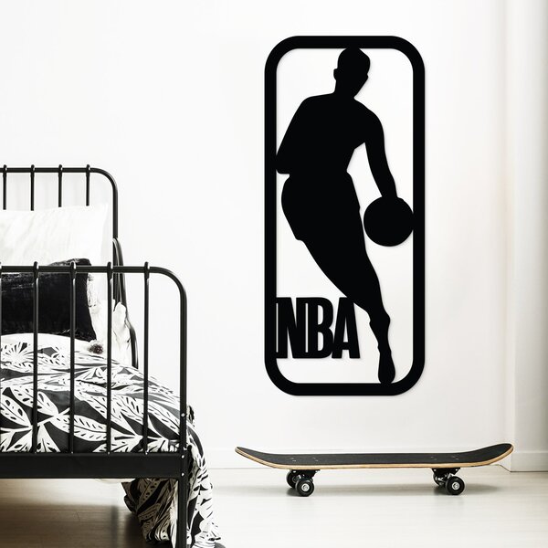 DUBLEZ | Dřevěný obraz - Logo NBA | Obraz